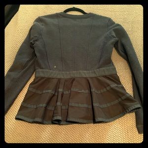 Lululemon peplum pullover sweater